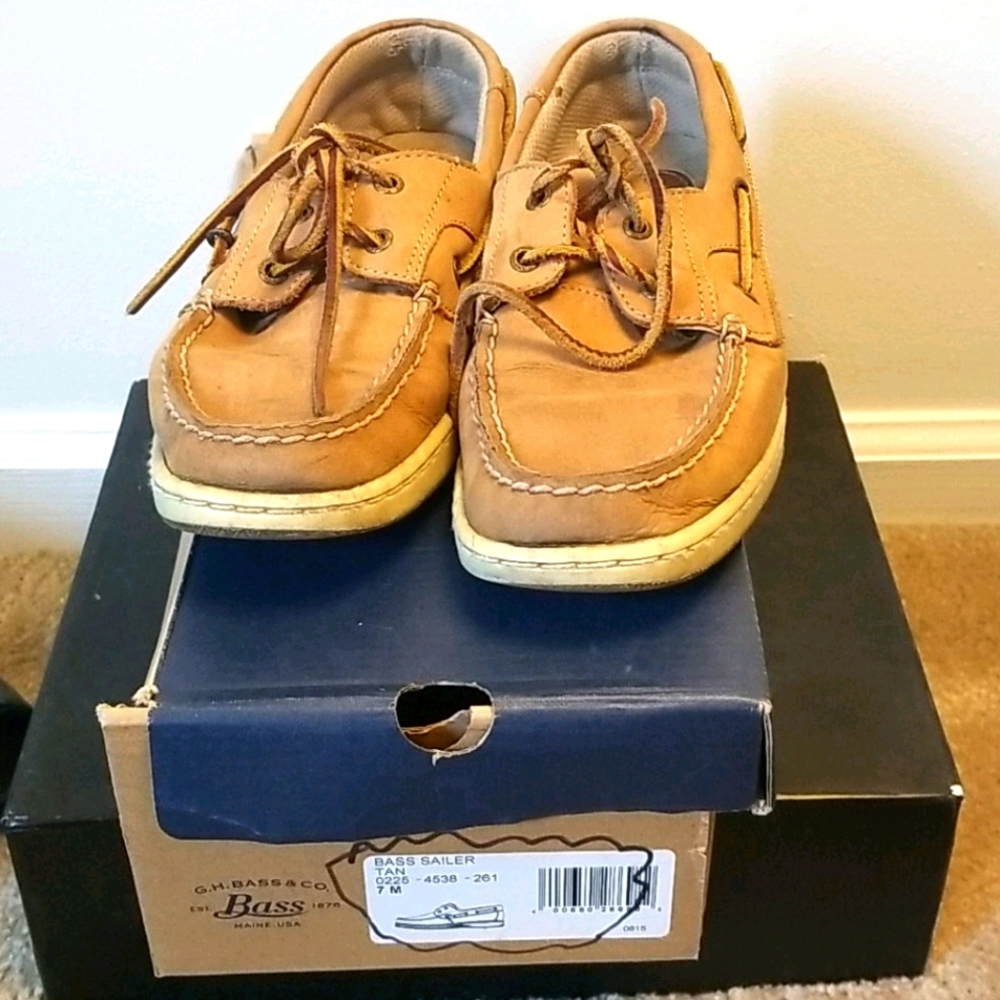 Bass Suede Boat shoes